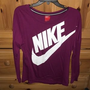 Nike long sleeve casual/workout top